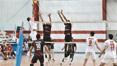 الزمالك يحقق الفوز على بورسعيد فى دورى الكرة الطائرة