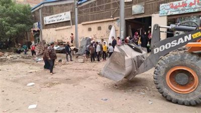 الجيزة تشن حملة لرفع الباعة الجائلين بمحيط سوق الكونيسة