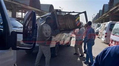 رفع الإشغالات من الشوارع والميادين بكفرالشيخ