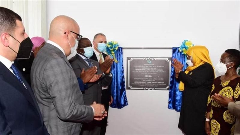 افتتاح رئيسة تنزانيا