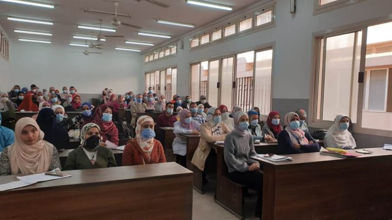 جانب من الحضور الطلابى