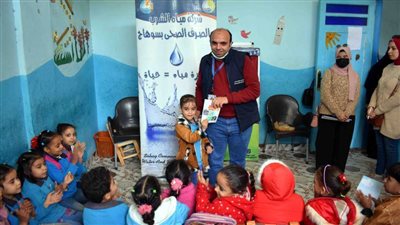 مياه الشرب بسوهاج تنظم قافلة توعوية للمواطنين بقرية بندار الكرمانية