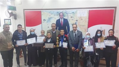 تكريم الطلاب الموهوبين والمخترعين بتعليم القليوبية 