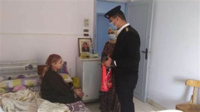وفود من ضباط وضابطات الشرطة تزور دور رعاية المسنات بعدة محافظات
