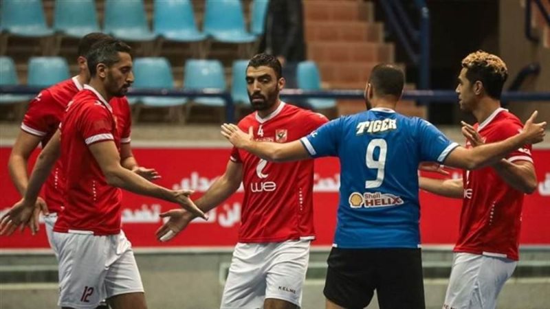 رجال طائرة الأهلي