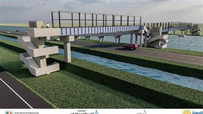 البحيرة: إنشاء ٨ كبارى للمشاة و السيارات على الرياح البحيرى بكوم حمادة