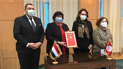 وزيرة الثقافة تلتقي نظيرتها التونسية لبحث سبل تعزيز التعاون المشترك