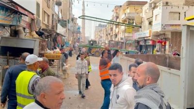 غلق ورشة وتحرير ٣٠ محضرا متنوعا ورفع ١٣٢ إشغال طريق بالبحيرة