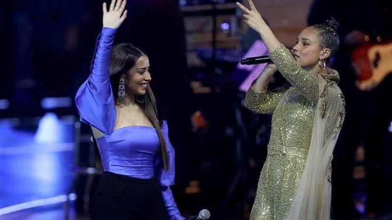 بلقيس مع أليشيا كيز