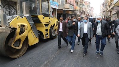 محافظ المنوفية يتابع أعمال الرصف والتطوير بعدد من شوارع ”أشمون“