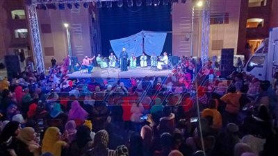 ختام القوافل الثقافية والفنية بوادي العلاقي وغرب أسوان 