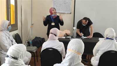 استمرار أعمال التدريب المكثف للفرق الطبية داخل مستشفيات الصحة بالشرقية 