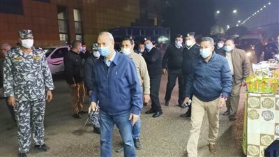 حملة ليلية لتطهير أسفل الدائري بقليوب وإزالة الإشغالات بشبرا الخيمة