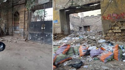 استغاثة.. قصر الأمير عمر طوسون مُحاصر بمقالب القمامة  