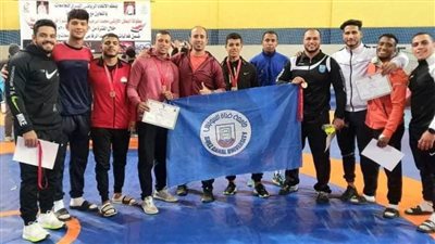  نتائج مشرفة لمصارعة جامعة القناة