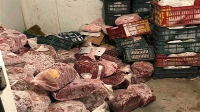 ضبط 104 أطنان مواد غذائية مجهولة المصدر بحملة تموينية بالقليوبية 