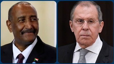 لافروف يؤكد للبرهان دعم بوتين لإنجاح الفترة الانتقالية بالسودان