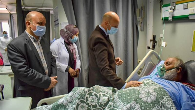 وكيل الصحة يطمئن