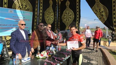 تكريم الفائزين في ماراثون الدرجات بمشاركة 150 متسابقا بكفر الشيخ