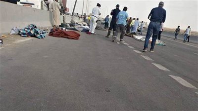 مصرع زوجين وإصابة حفيدتهما في حادث تصادم بالطريق الزراعي في بنها