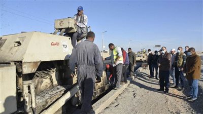 محافظ أسيوط يتفقد أعمال تطوير الطريق الصحراوي الغربي وطريق المطار ومدخل مدينة ناصر الجديدة 