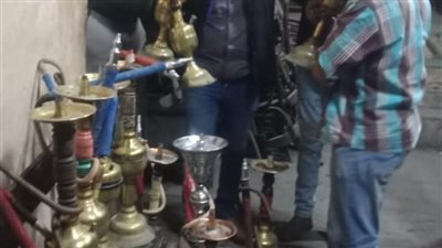 محافظ أسيوط: ضبط ومصادرة 35 شيشة بمقاهي منطقة القيسارية والمجاهدين بحي غرب