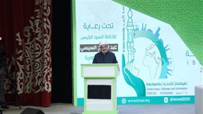 شيخ الأزهر يؤكد أهمية تضافر جهود القادة الدينيين والسياسيين للتوعية بأزمة المناخ