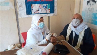  الكشف على ١٧٦٤ مواطنًا في قافلة طبية مجانية بقرية برقوقة بدمنهور