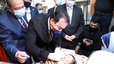 الصحة تطلق الحملة القومية للتطعيم ضد شلل الأطفال من مركز طبي الأسمرات