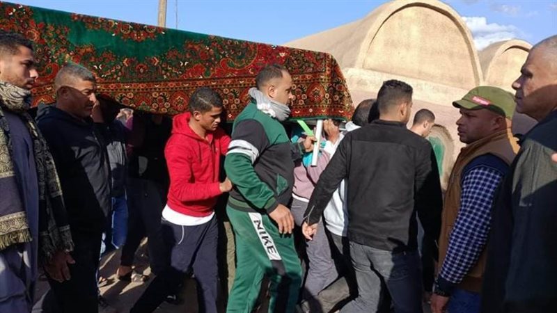 تشييع جنازة الضحية