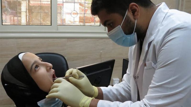 فحص الطلاب بالتأمين