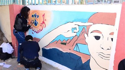 تمريض سوهاج تحصد المركز الأول في مسابقة الرسم على الأسفلت 