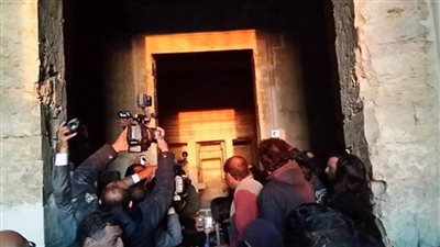 تعامد الشمس على قدس الأقداس اليوم بمعبد قصر قارون