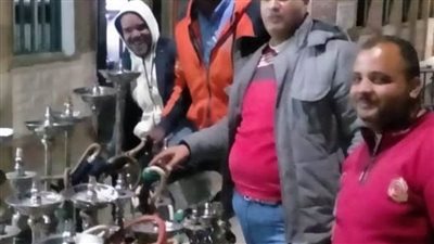 رفع ٢٩٢ حالة إشغال طريق ومصادرة ٤٨ شيشة بمراكز البحيرة