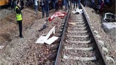 مصرع طالبة جامعية صدمها قطار بالقناطر الخيرية 
