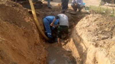 مياه القناة تنتهي من إصلاح خطوط مياه الشرب بمحافظات القناة 