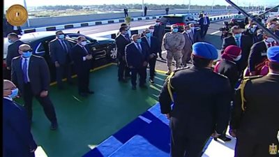 الرئيس السيسي يفتتح محور الشهيد الرائد باسم فكري على نيل مصر بقنا