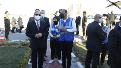 الرئيس السيسي يتفقد مشروعات قرية المراشدة بقنا ضمن المبادرة الرئاسية 