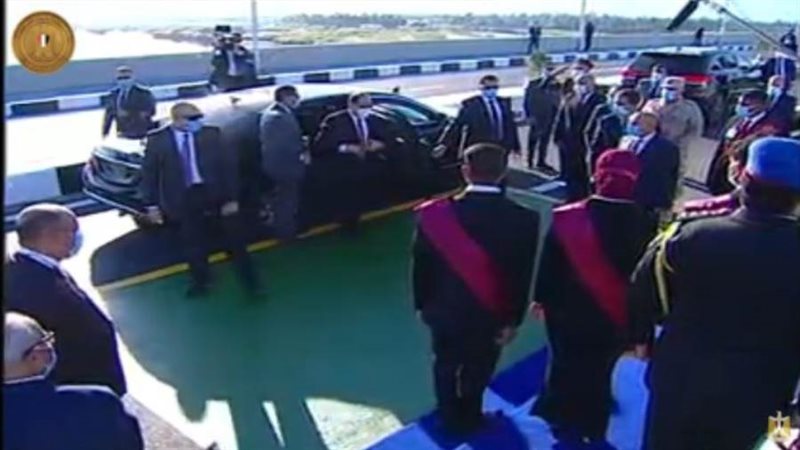 الرئيس السيسي يصل