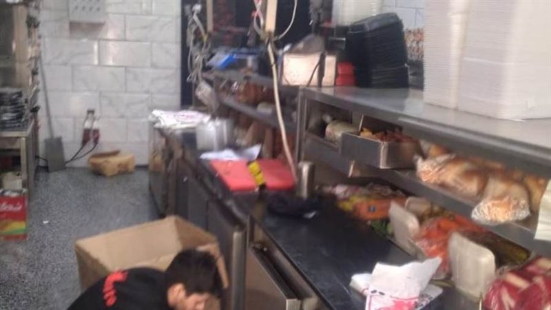 تشميع مطعم سوري شهير