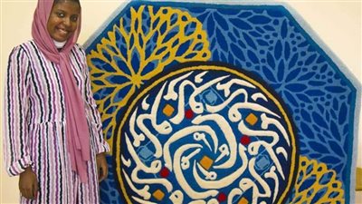 إبداعات اللغة العربية والخط العربي في معرض بجامعة حلوان