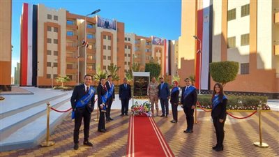 طلاب جامعة أسيوط يشاركون بمراسم الافتتاحات الرئاسية لعدد من المشروعات القومية