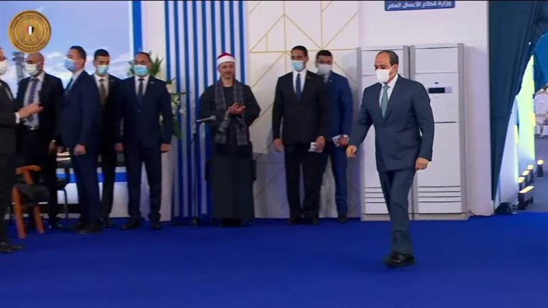 وصول الرئيس عبد الفتاح