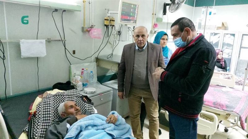 محافظ البحيرة يتفقد