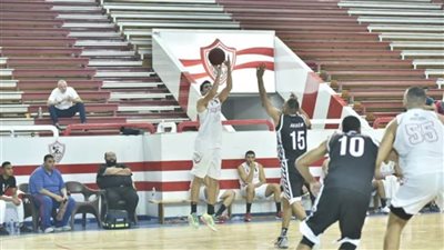 سلة الزمالك يواجه مصر للتأمين في دوري السوبر