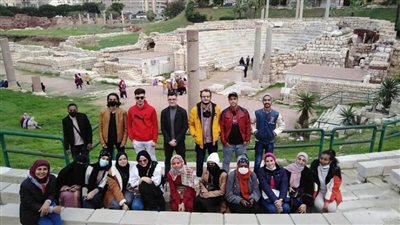 رحلات للطلاب الوافدين بجامعة الإسكندرية 