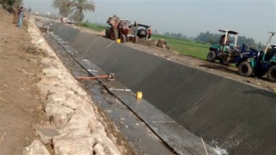 تبطين 400 ترعة بتكلفة 5.5 مليار جنيه بمحافظة البحيرة