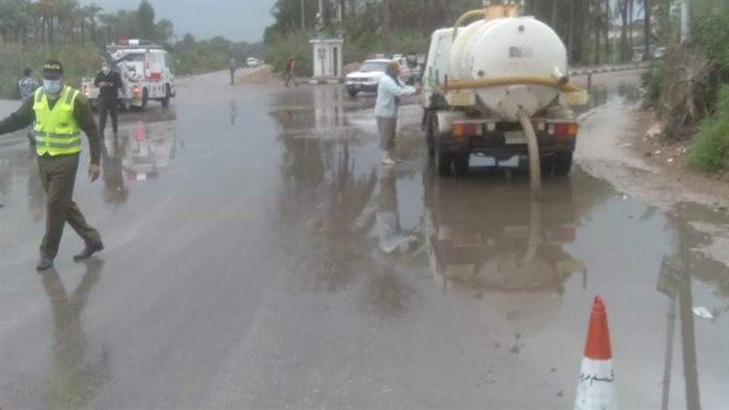 سقوط أمطار بقرى ومدن