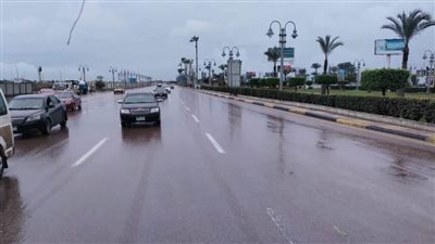 تفقد ميداني  لحالة الشوارع وتداعيات سقوط الأمطار بوسط الإسكندرية