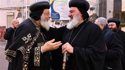 البابا تواضروس الثاني يستقبل بطريرك السريان الأرثوذكس بالإسكندرية